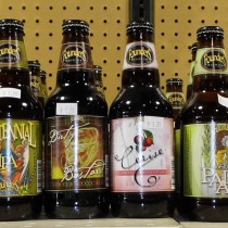 bottles of Founder's Brewery Beers