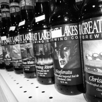 several bottles of Great Lakes Brewing Company's Beers
