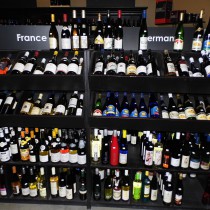 selection of French and German Wines