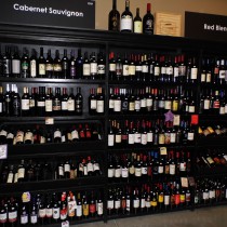 huge selection of wine