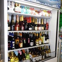 chilled wines in cooler