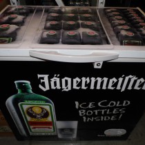 our ice cold Jagermeister Freezer