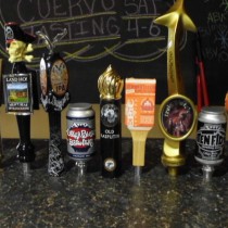Taps from some of the best Craft Beer we sell by the Growler
